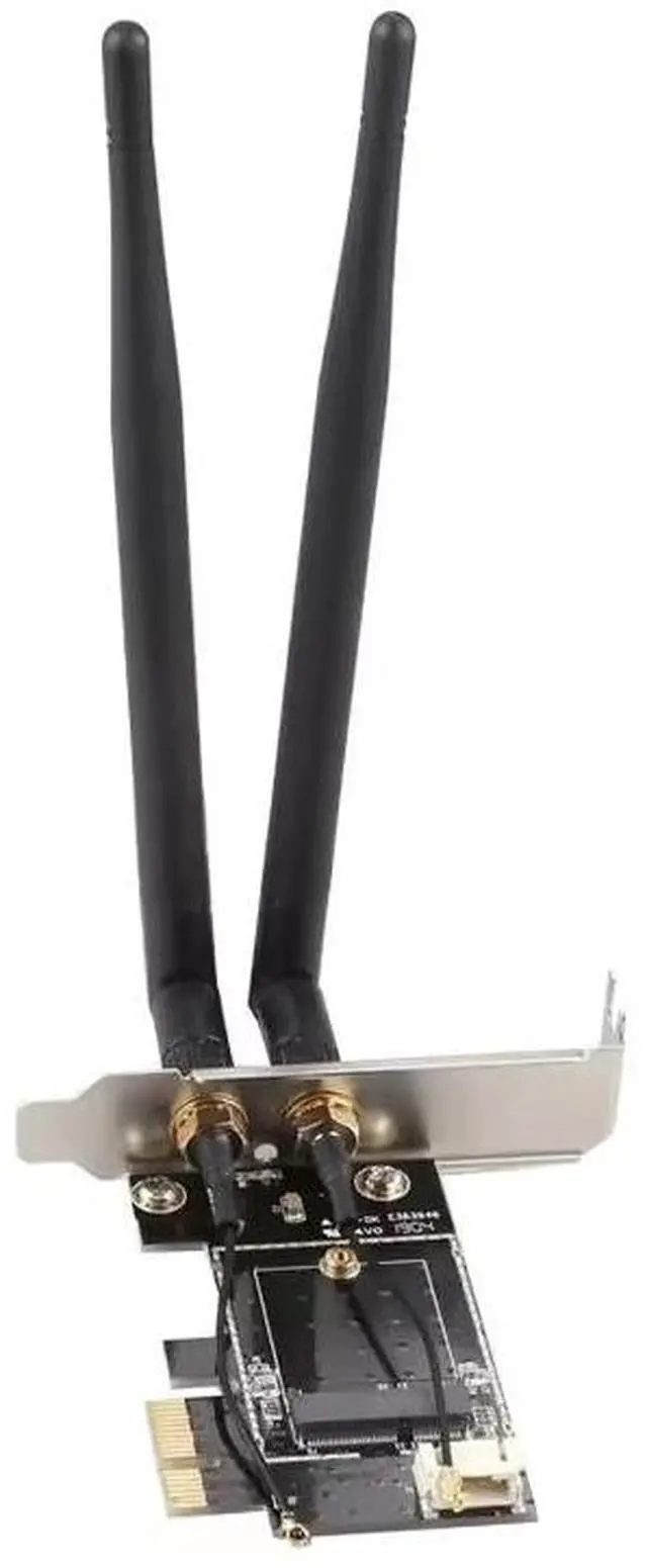 Alt view image 4 of 6 - NGFF M.2 to PCI-E x1 Desktop PC Wifi Adapter for NGFF M.2 Wifi Card AX210 AX200 AC9260 AC8265 AC8260 AC7265 AC7260 AC3165 AC3160