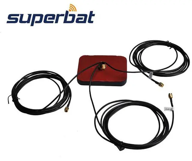 Main image of Aerial Signal Booster Antenna Multi-band GPS Wifi Iridium with Three SMA Male Connectors for Enhanced Wireless Receptio