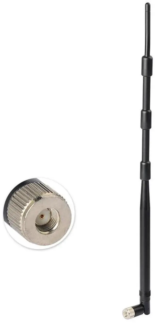 Main image of 13dbi 2.4GHz WIFI Ominidirectional Rubber Duck Aerial Booster Tilt-Swivel Antenna for Wireless Router WLAN PCI Card