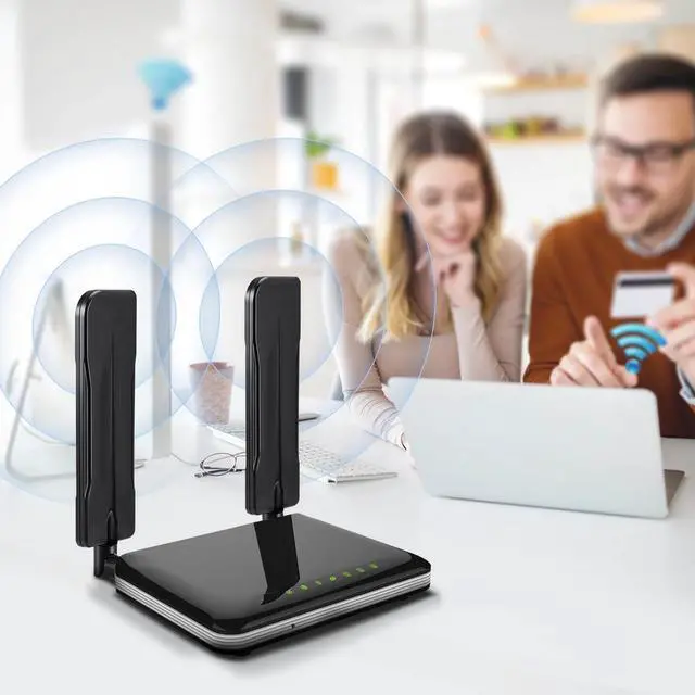 Alt view image 4 of 4 - 2pcs 700-2800Mhz WiFi/GSM/3G/4G LTE Wide Band Omni Directional SMA Male Antenna Wireless Signal Booster Amplifier Modem