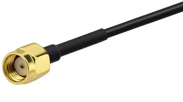 Alt view image 6 of 6 - Dual Band 2.4G/5.8GHz Outdoor WiFi Antenna RP-SMA Omni-Directional 3dBi Weatherproof Fixed Wall/Ceiling Mount 3M RG174