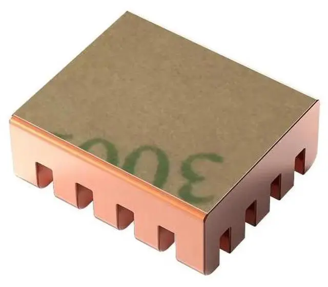 Alt view image 5 of 6 - 8pcs Graphics Memory Heat Sink Pure Copper Heat Sink For Motherboard Graphics Card Sound Card Chip Small Heatsink