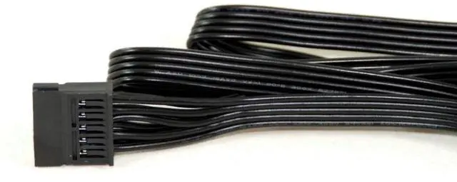 Alt view image 5 of 6 - ForCooler Master V GOLD PSUs, 5Pin to 3 SATA Straight HDD SSD Power Cable for V550, V650, V750, V850, V1000 GOLD Modular Powers