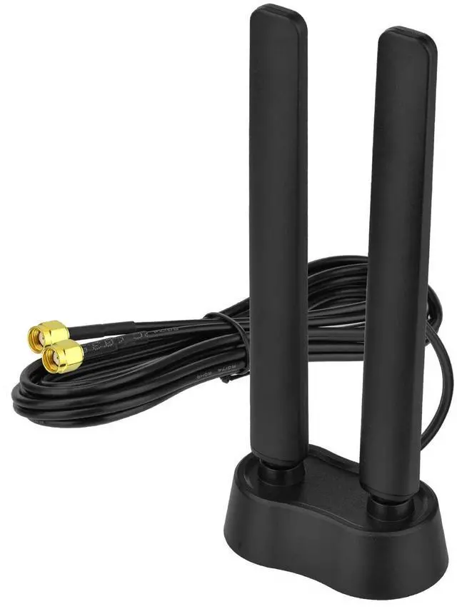 Alt view image 5 of 6 - Tri-Band WiFi 6E Antenna 6GHz 5GHz 2.4GHz 6.0dBi Gaming Omnidirectional for PC Desktop Computer PCIe WiFi 6E Card