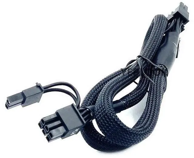 Alt view image 5 of 6 - ForCorsair PSU, PCIe Dual 8Pin 6+2Pin GPU Power Cable ForCorsair CX850M CX750M CX600M CX500M CX430M Modular Power, Sleeved Net