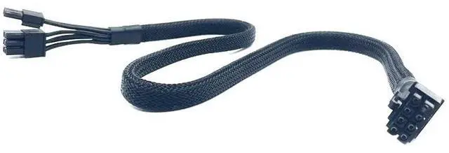 Alt view image 4 of 6 - ForCorsair RMx PSUs, 6+2 PCIe 8Pin GPU Power Cable ForCorsair RM1000x, RM850x, RM750x, RM650x Modular Power, Sleeved Net 60 CM