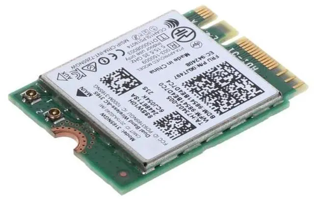 Alt view image 3 of 6 - ForIntel 00JT497 Dual Band Wireless-AC 3165 BT4.0 2.4G 433M NGFF 3165NGW Wireless Card for . ThinkPad