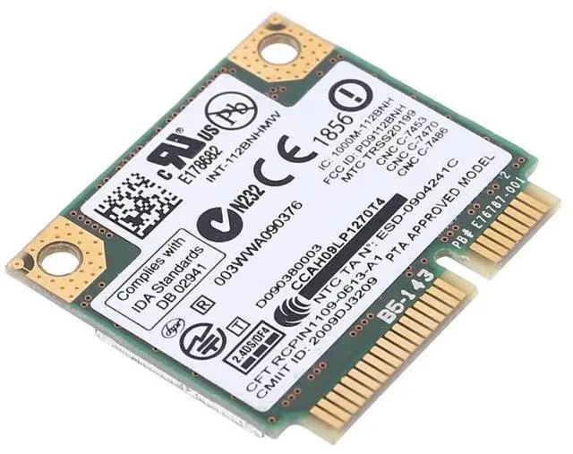 Alt view image 2 of 6 - ForCentrino Wireless-N 1000 Wifi Link1000 112BNHMW 300Mbps Half Mini Pci-e Wireless Card