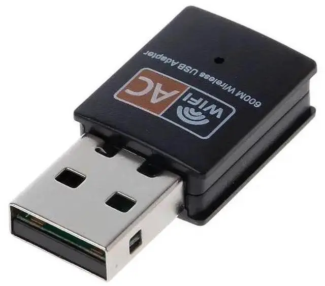 Alt view image 4 of 6 - RTL8811 Chipset Wireless USB Card WiFi Adapter for Win 7 8 8.1 10 XP Electronic AC600 Desktop Card