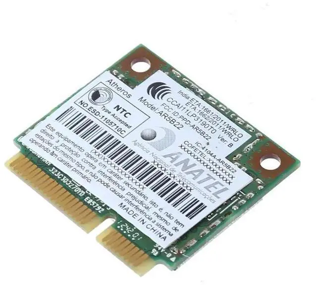 Main image of AR9462 AR5B22 WB222 Half Mini PCIe 300Mbps Bluetooth4.0 WLAN Wifi Wireless Card Adapter for PC Computer Laptop
