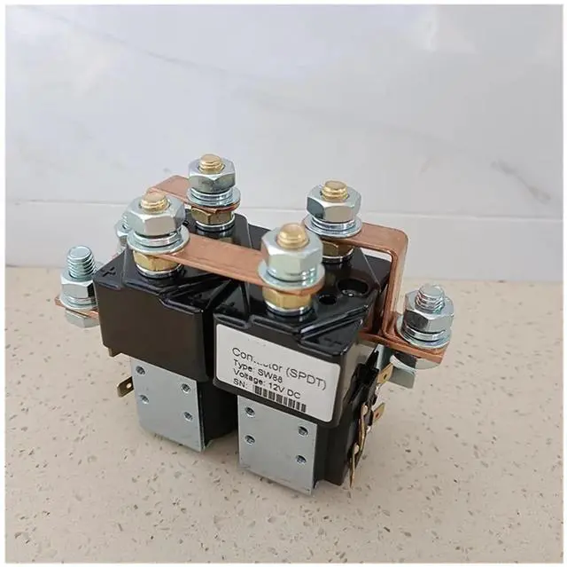 Main image of Vehicle dc contactors SW88 24V 36V 48V 72V 80V DC Forward Reverse Reversing Contactor Solenoid Relay Forklift Golf Cart Accessories(SW88 12V)