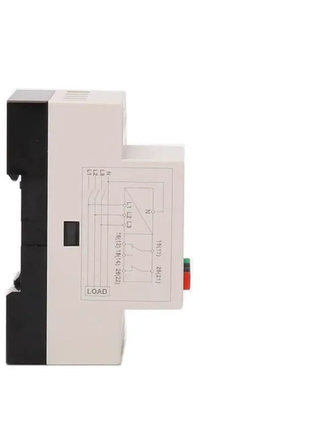 Alt view image 4 of 6 - JVR1000-AN LCD Three-Phase Voltage Monitoring Relay with Overvoltage Undervoltage Phase Sequence Phase Loss Neutral Loss