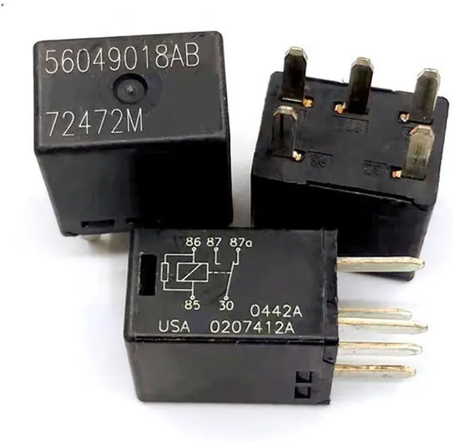 Main image of Relay:56049018AB 72472M 12VDC Delivery 35A 5pins G8V-RH-1C7T-R-DC12 12VDC Automotive Relay(1pcs)