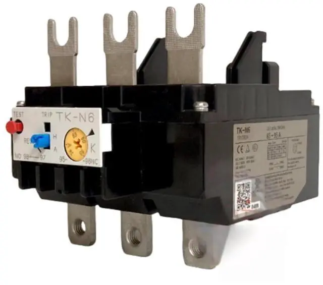 Alt view image 3 of 3 - Thermal Overload Relay TK-N6 65-95A for Motor Protection