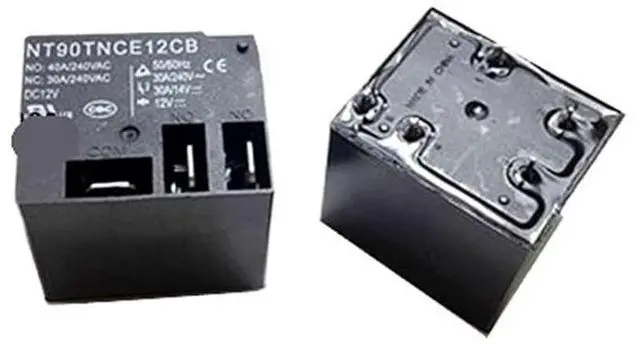 Main image of 1PCS/LOT Relay NT90TNCE12CB 12V NT90TNCE24CB 24V NT90TNCE220CB AC220V 40A 5PIN DC12V DC24V AC220V(NT90TNCE12CB)