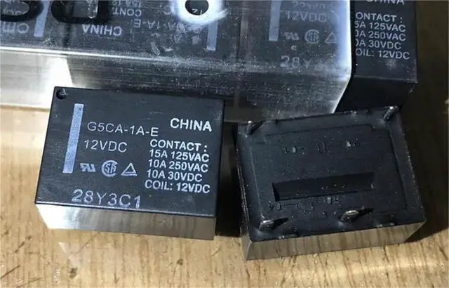 Alt view image 3 of 4 - 1Pcs G5CA-1A 24VDC/5VDC ; G5CA-1A-E 12VDC/24VDC ; G5CE-1 24VDC ; (7520A-5V/12V/24V-10A) Relay 4pins(G5CA-1A-E 12VDC)