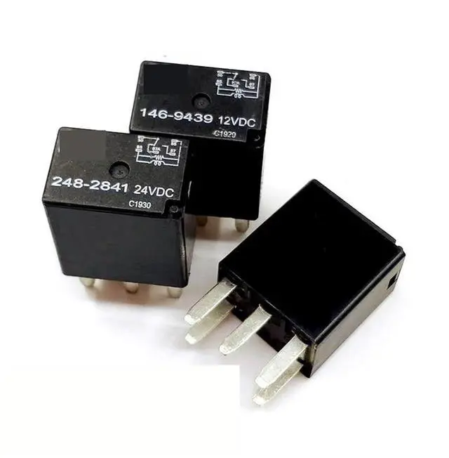 Main image of 1Pcs Relay 146-9439 12VDC 248-2841 24VDC 5pins Excavator Loader CAT Automobile Relay(248-2841 24VDC)