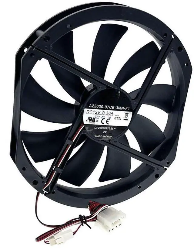 Main image of 230mm 23cm 12V Mute Low Noise Cooling Fan,230X200X30mm A23030-07CB-3MN-F1 DF2303012SELN