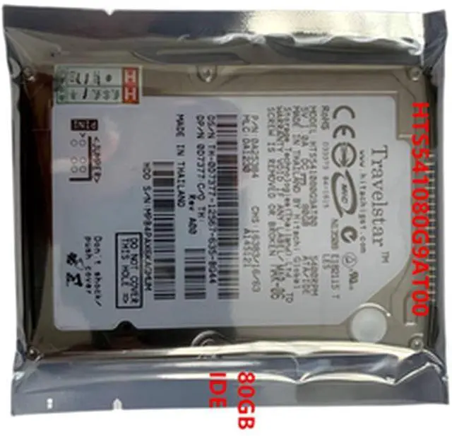 Alt view image 2 of 2 - HDD for 80GB 2.5" IDE 8MB 5400RPM 9.5MM for Internal Hard Disk for Notebook HDD for HTS541080G9AT00