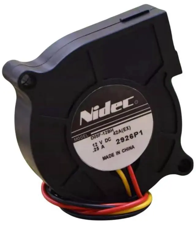 Alt view image 2 of 3 - D05F-12BH 12V 0.25A 5025 Cooling Fan,50X50X25MM 3-Wire