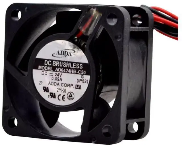 Alt view image 2 of 4 - DAD0424HB-C50 24V 0.09A 4020 Cooling Fan 40X40X20MM 2-Wire