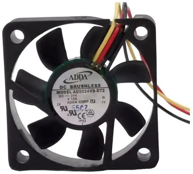 Main image of AD5024VS-D72 24V 0.15A 5010 Cooling Fan, 50X50X10MM 3-Wire