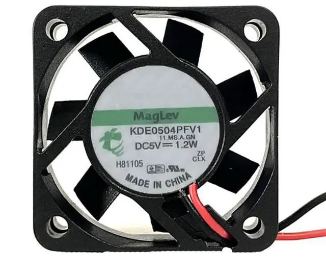 Alt view image 2 of 4 - KDE0504PFV1 DC5V 1.2W 40X40X10mm 2-Wire Cooling Fan