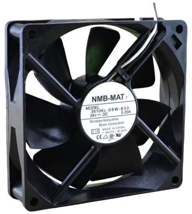 Alt view image 2 of 4 - 3610KL-05W-B50 24V 0.20A 9025 Cooling Fan 90X90X25MM 2-Wire