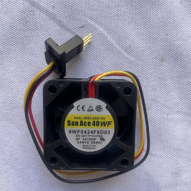Alt view image 3 of 3 - A90L-0001-0507#A 9WF0424F6D03 Fanuc Cooling Fan Motor 40x40x20mm 6 Month Warranty