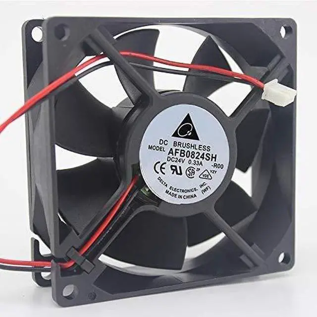 Alt view image 2 of 3 - forDelta AFB0824SH 8025 Fan 24V 0.33A 8CM 80MM Gale Volume Inverter Cooling Fan