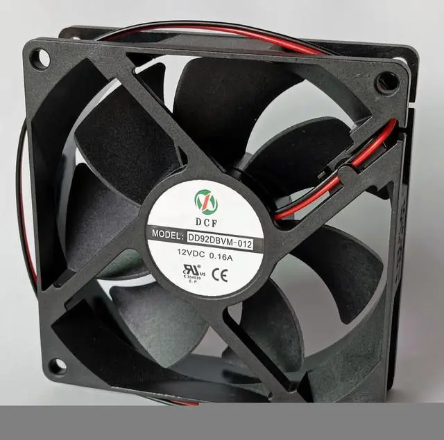Alt view image 2 of 6 - DD92DBVM-012 DC Fan DD92DBVM-012 12VDC 0.16A 9CM 90×90×25mm 2-Wire Cooling Fan