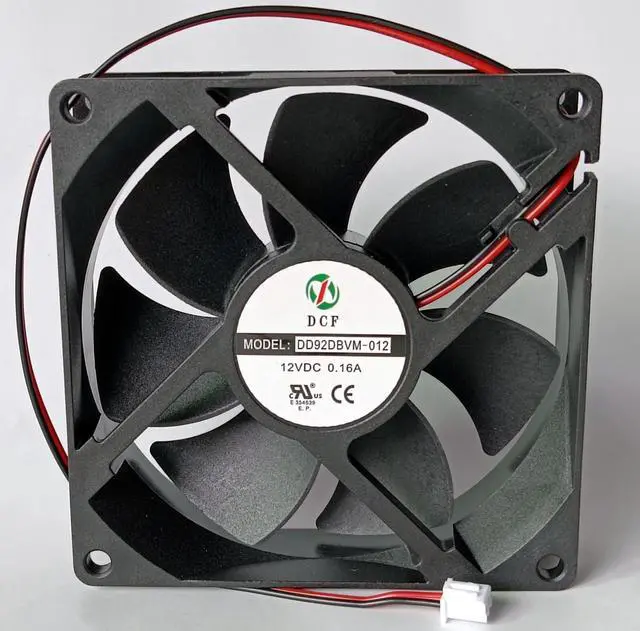 Main image of DD92DBVM-012 DC Fan DD92DBVM-012 12VDC 0.16A 9CM 90×90×25mm 2-Wire Cooling Fan