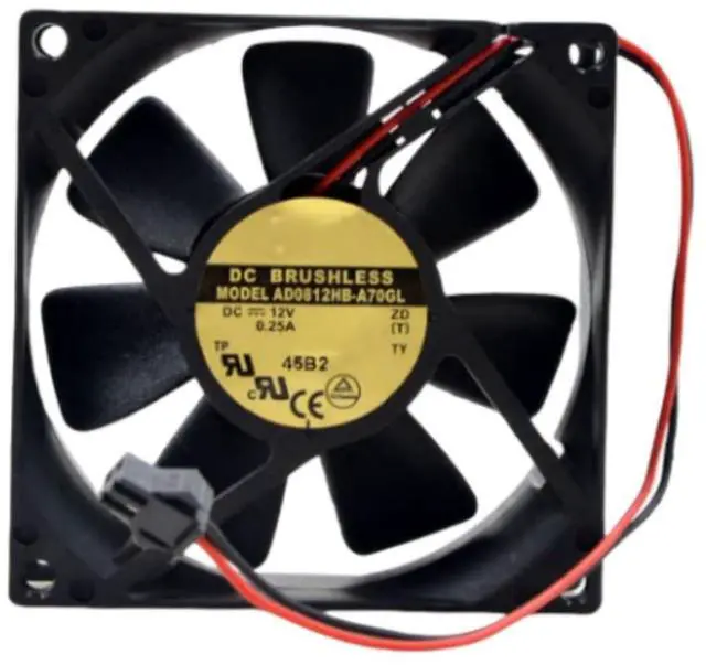 Main image of for AD0812HB-A70GL 8CM 12V 0.25A 8025 80X80X25MM 2-wire cooling fan