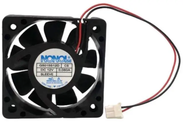 Main image of for G5015S12D CS 12V 0.08A 50X50X15MM 2-wire cooling fan