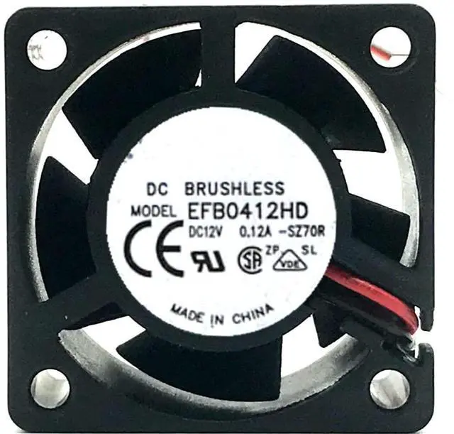 Main image of for EFB0412HD 12V 0.12A 40X40X20MM 2-Wire Cooling Fan