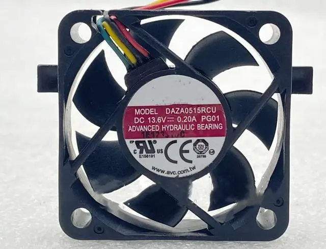 Main image of for DAZA0515RCU 13.6V 0.2A 50X50X15MM 4-Wire Cooling Fan