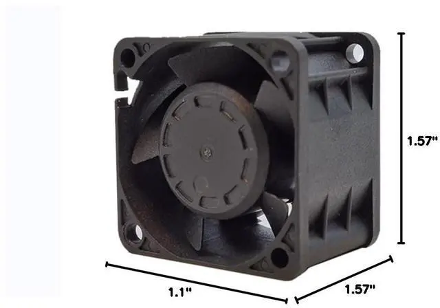 Alt view image 4 of 4 - for FFB0412HHN 12V 0.17A 40X40X28MM 2-Wire Cooling Fan