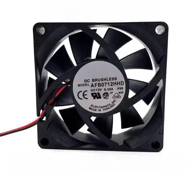 Main image of for AFB0712HHD 12V 0.30A 7020 7CM/cm Dual Ball Bearing Computer CPU Fan
