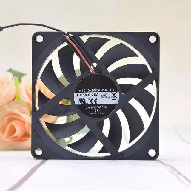 Main image of for A8010-20RA-2JN-F1 5V 0.25A 8010 8CM Ultra-Thin Silent Cooling Fan