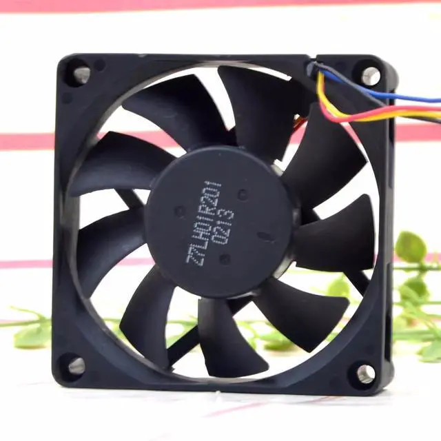 Alt view image 2 of 2 - for DSSC0715R2L 12V 0.3A 7015 7cm CPU Fan PWM Temperature Control Heat Sink, 4, black