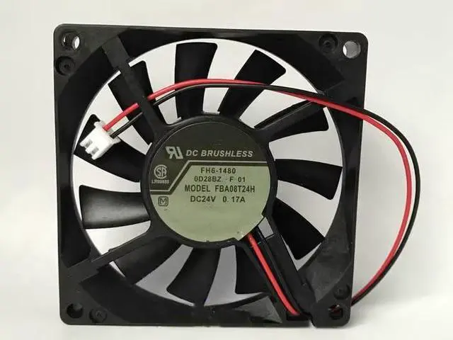 Main image of for 8015 FBA08T24H DC24V 0.17A 80 * 15MM Inverter Fan