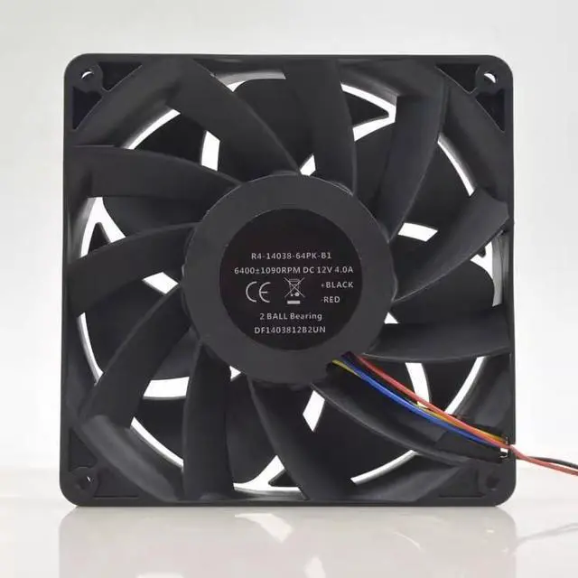 Main image of for 14cm Fan 12v 4.0A R4-14038-64PK-B1 Violent high air Flow Cooling Fan