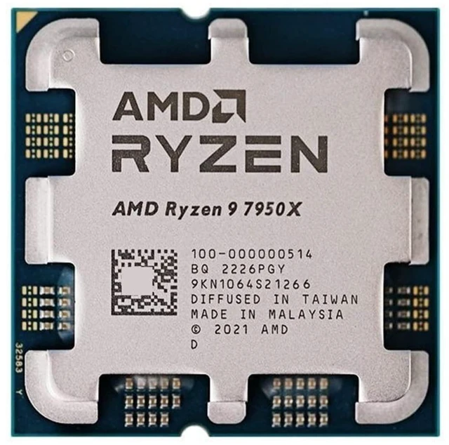 Main image of CPU A R 9 7950X R9 7950X 4.5 GHz 16-Core 32-Thread CPU Processor 5NM L3=64M 100-000000514 Socket AM5 N But Without Cooler