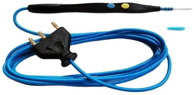 Alt view image 4 of 5 - High frequency electrosurgical coagulator electrosurgical pen hand-controlled pen electrocoagulation electrode pen repeated use