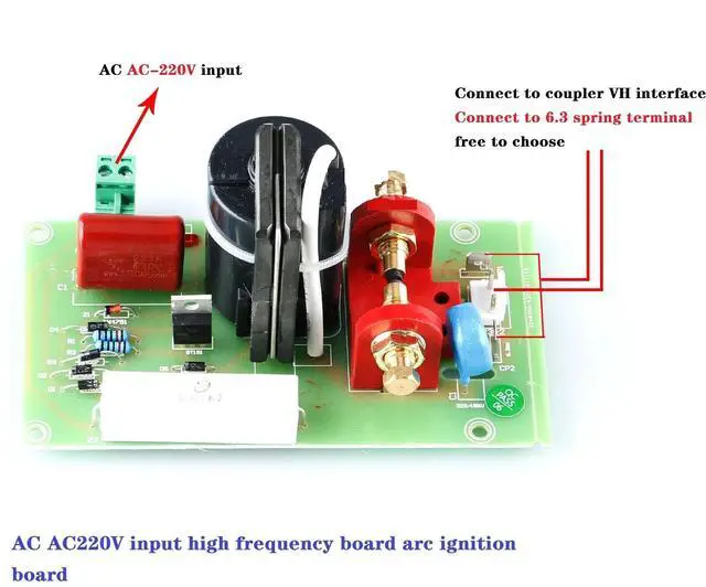 Alt view image 3 of 6 - AC 220V Input High Frequency Board Pilot Arc Board Ignition Board Ignition Board Plasma Argon Arc Welding Modification Replaceme