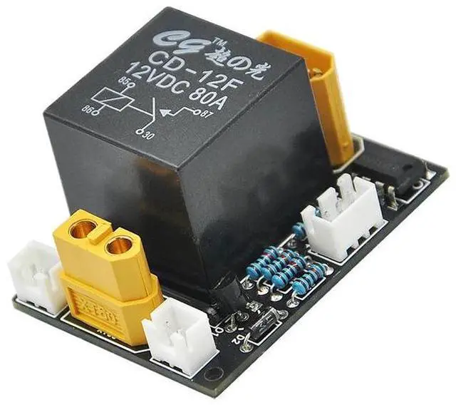 Alt view image 4 of 5 - Excavator 12/24V 80A Power Switch Module With Voltage Display For RC 1/12 Hydraulic Excavator Bulldozer Dump Truck Upgrade Parts