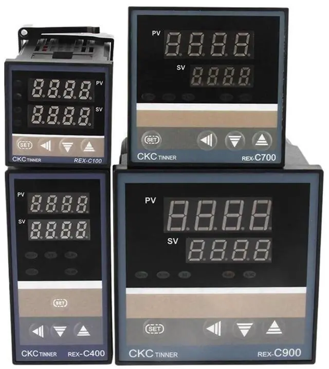Main image of PID Digital forIntelligent Industrial Temperature Controller Dual Alarm 220V Relay REX-C100-C400-C700-C900 VAB/MAB SSR Relay Output ( Color : REX-C100 VAB )