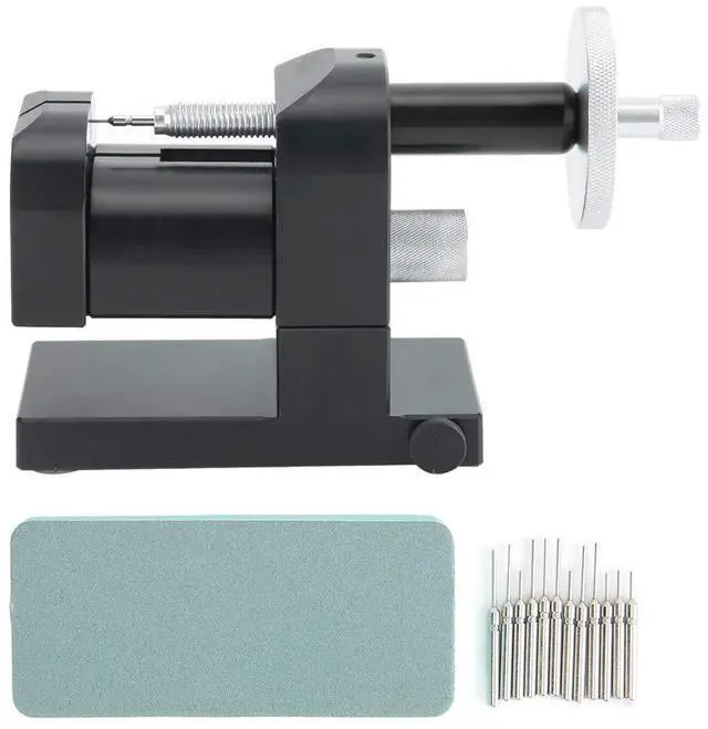 Main image of Watch Band Strap Adjusting Tool, Watch Repairing Tool, Metal Watch Strap Adjuster for Quick Link Removal and Sizing, with 12 Remover Pins and Polishing Cloth for