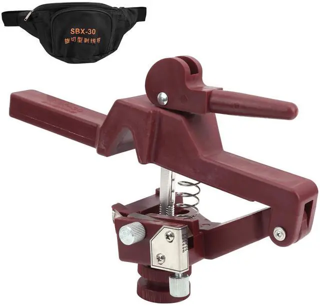 Main image of SBX - 30 Cable Stripper Cutter, Multifunctional Hand Crimpers for Electrician Wire, Adjustable Wire Stripping Tool with Alloy Steel Jaw and Lightweight Plastic Body for 15-30mm