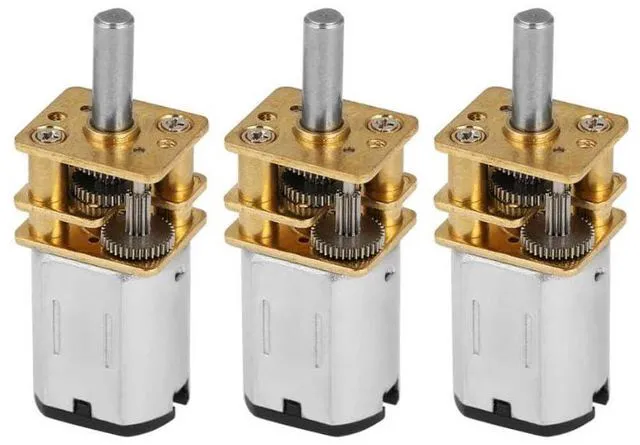 Main image of 3Pcs DC 12V 100RPM GA12 N20 Gear Motor